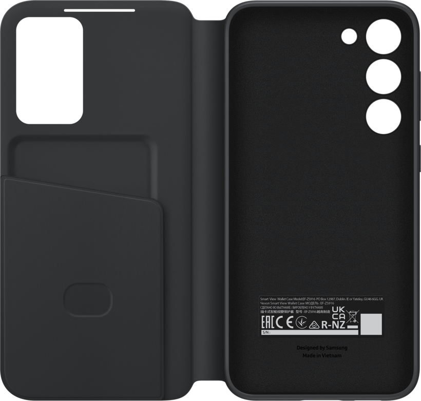 Samsung S23+ Smart View Case Black