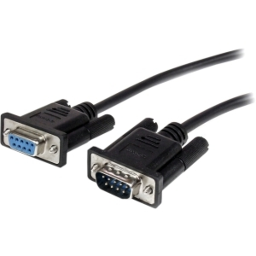 StarTech 1m Black DB9 Serial Cable m/f