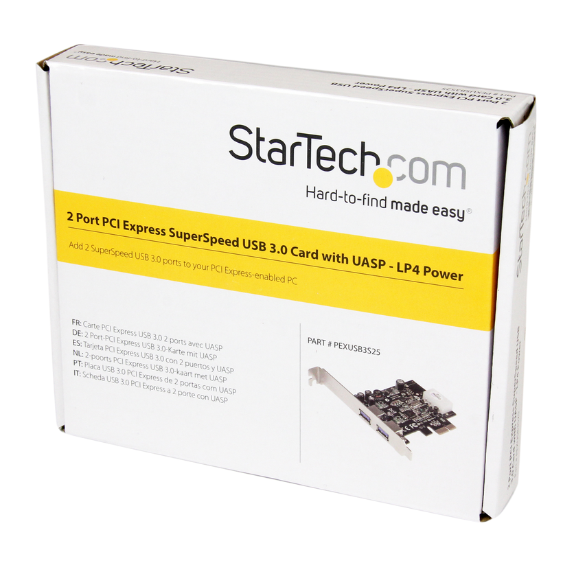 Interfaz StarTech 2 x USB 3.0 PCIe