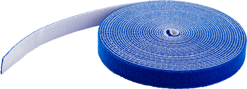 Rouleau serre-câble scratch 15000mm bleu