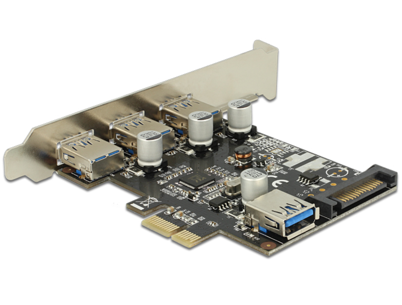 Delock Karta PCIe x1 USB 3.0 LP