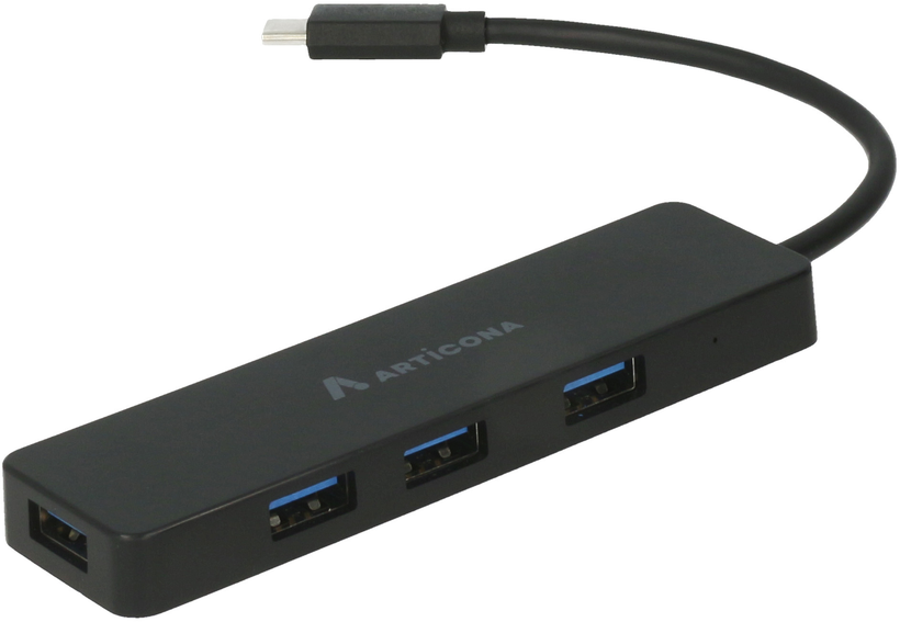 ARTICONA USB Hub 3.0 4-Port TypC schwarz