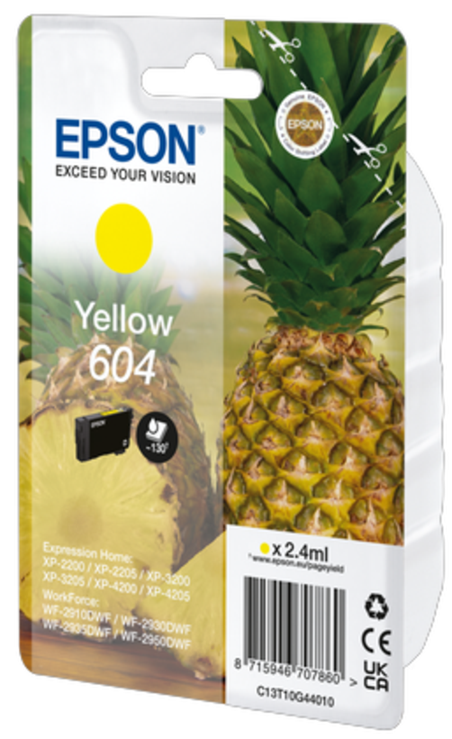 Epson Singlep. 604 Pineapple Ink Yellow