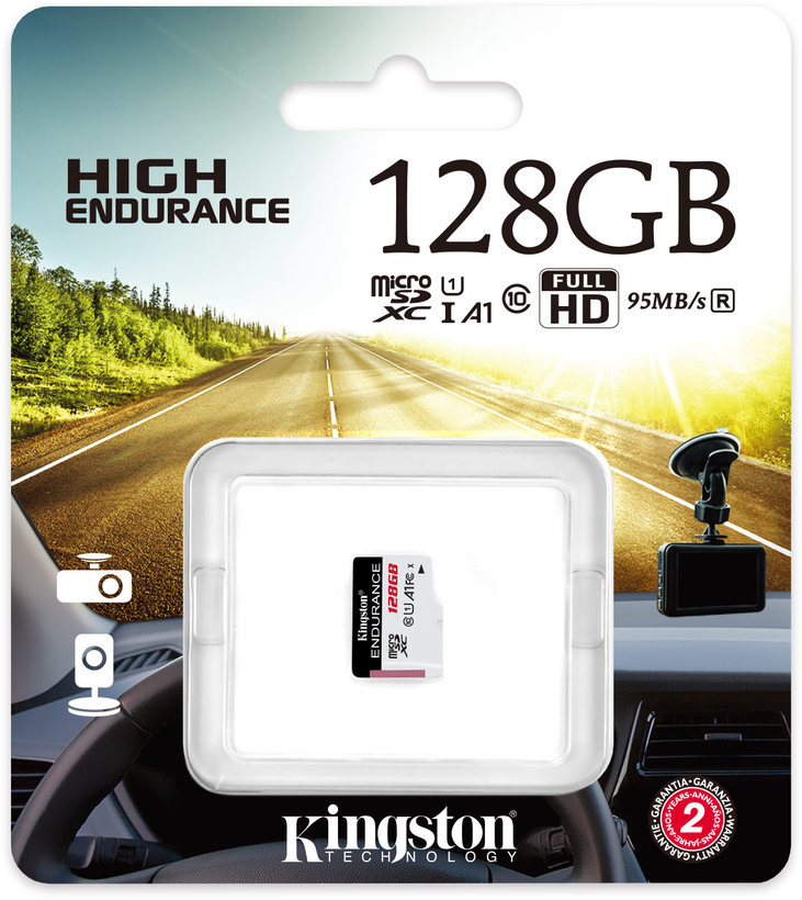 MicroSDXC 128GB Kingston High Endurance