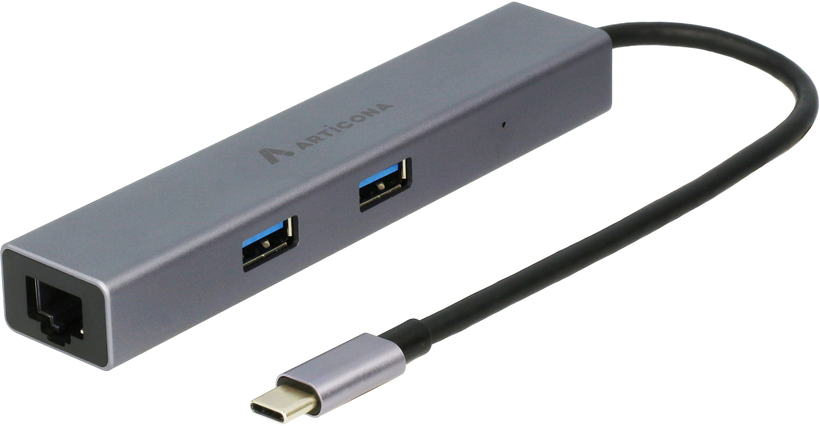 ARTICONA Adapter Type-C - HDMI/RJ45/USB