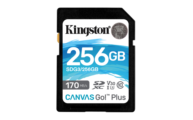 Kingston Canvas Go! Plus 256GB SD kártya