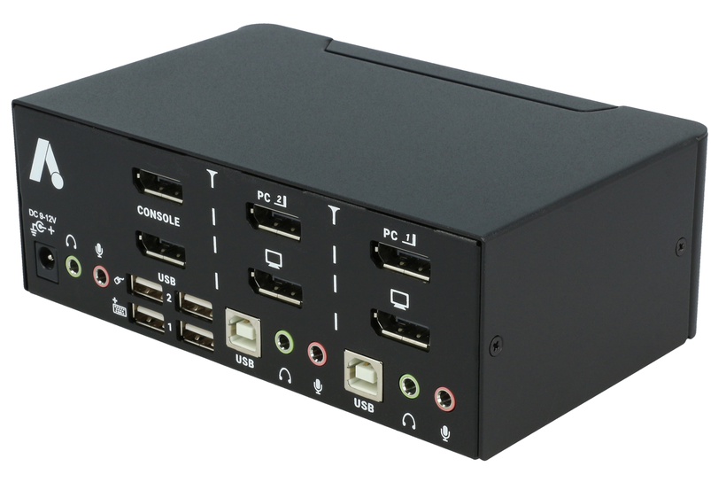 ARTICONA KVM-Switch DP DualHead 2-Port