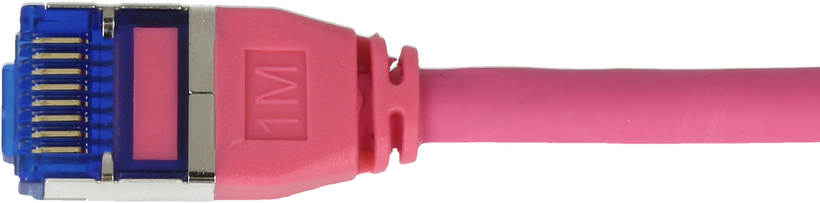 Patch Cable RJ45 S/FTP Cat6a 2m Magenta