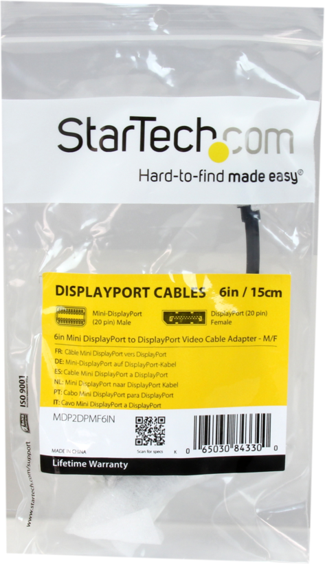StarTech DisplayPort - miniDP adapter