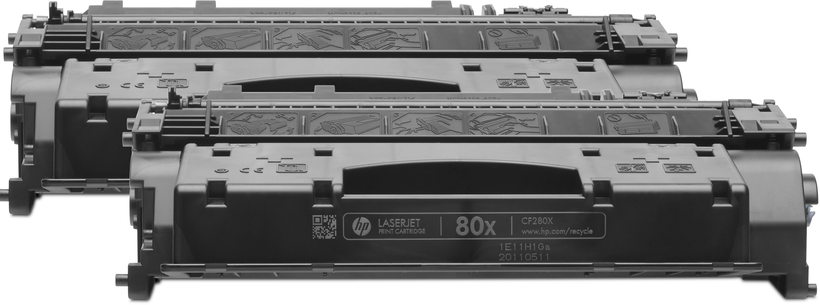 Toner HP 80X preto 2 unidades