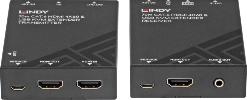 Extender KVM HDMI Cat6 LINDY, 70 m