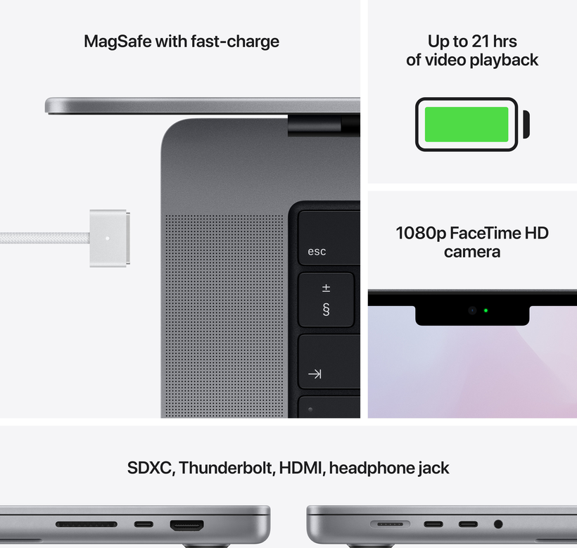 Apple MacBook Pro 16 M1Pro 16GB/1TB Grey
