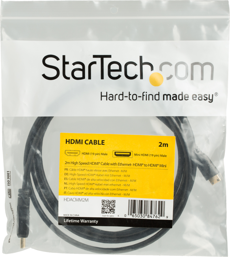 StarTech HDMI - Mini HDMI Cable 2m