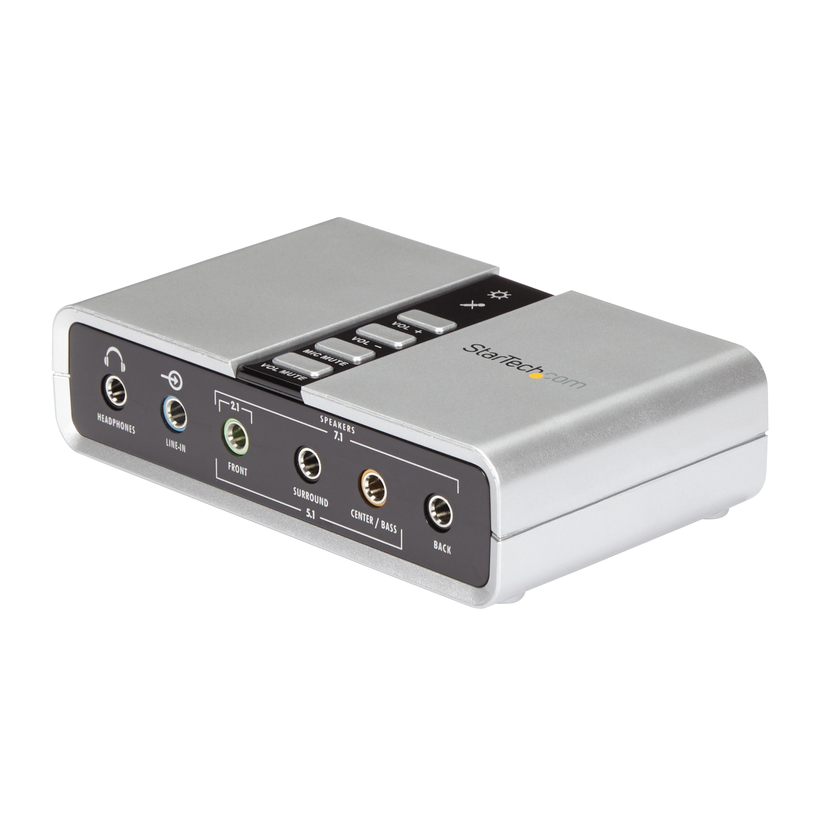 Startech Tarjeta sonido USB Soundbox 7.1