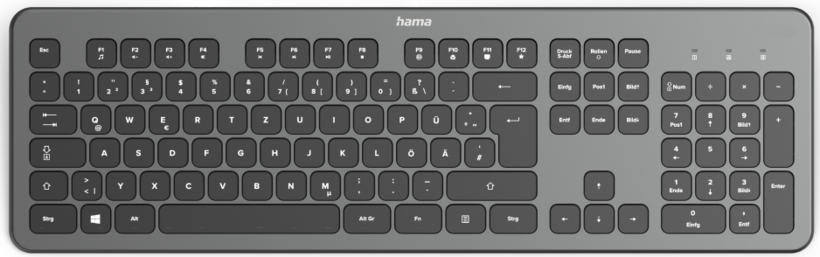 Hama KW-700 Keyboard Anthracite/Black