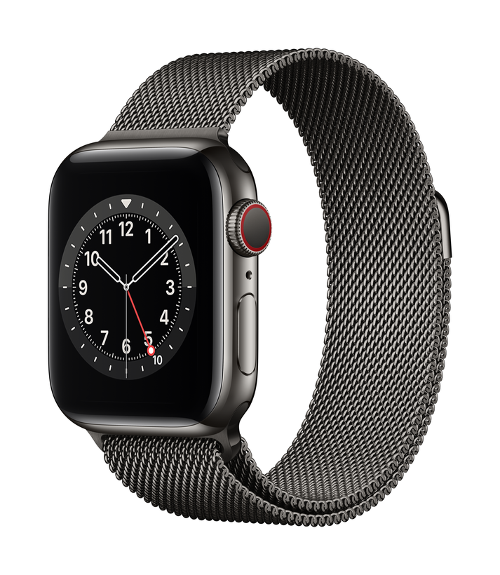 Apple Watch S6 GPS+LTE 40mm Stahl graph.