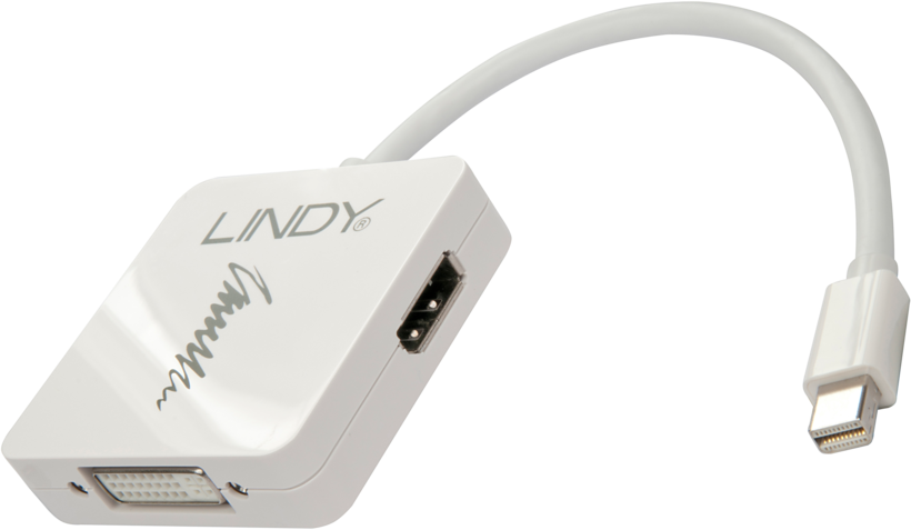 LINDY Mini DP - DP/HDMI/DVI-D Adapter