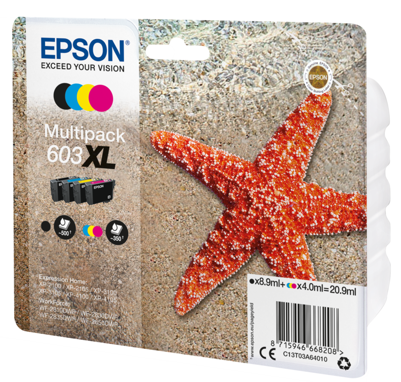 Epson 603 XL tinta, multipack