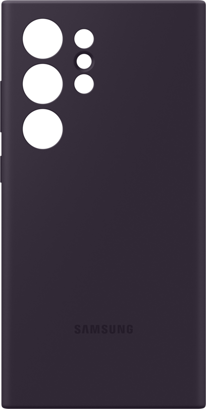 Samsung S24 Ultra Silicone Case Dark Vio