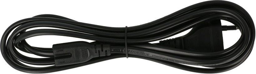 Síťový kabel el.kon. - zdír. C7 2m černý