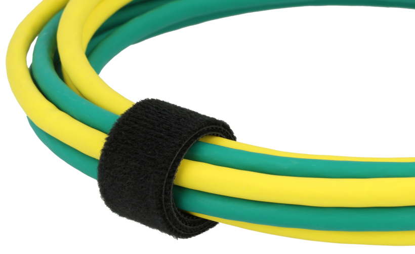 Klittenband kabelbinder rol 25000 mm zw
