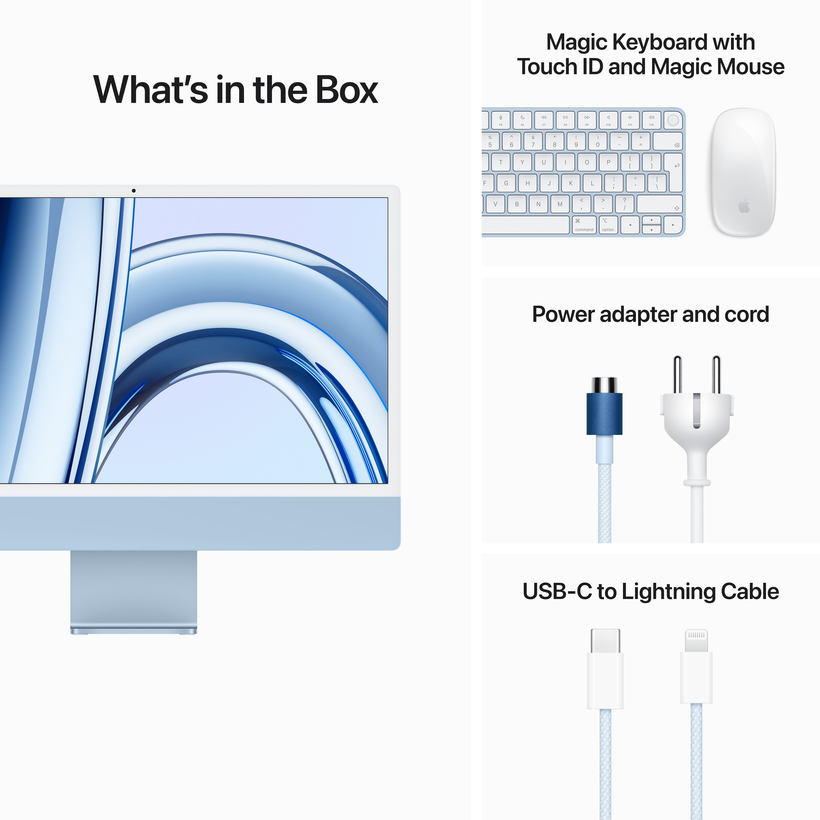 Apple iMac M3 10-Core 8/512 GB blau