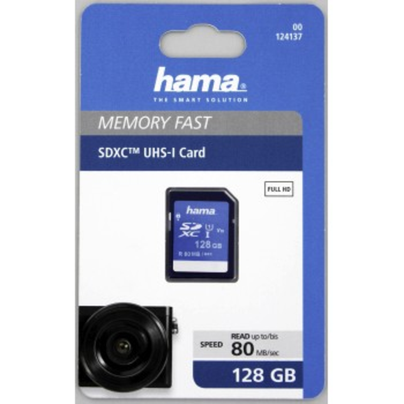 Hama Memory Fast SDXC Card 128GB