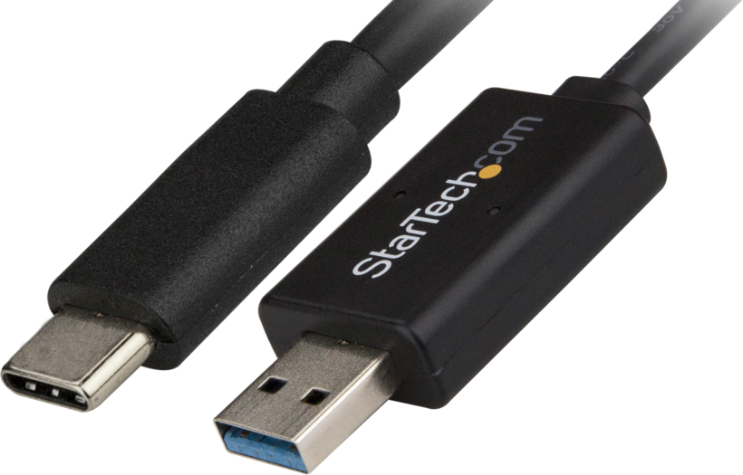 Câble USB 3.0 C m. - A m., 2 m noir