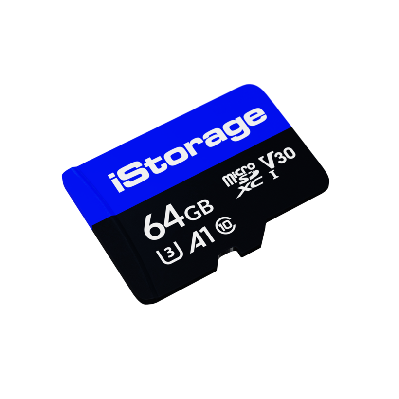 Carte microSDXC 64 Go iStorage, x1
