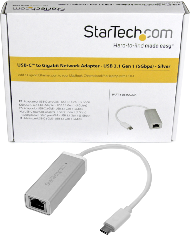USB-C Gigabit Ethernet adapter
