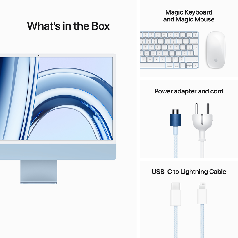 Apple iMac M3 8-Core 8/256 GB blau