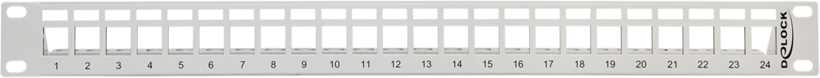 Patch panel RJ45 24x neosazený
