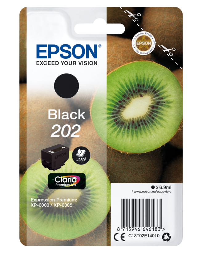 Epson Tusz 202 Claria, czarny