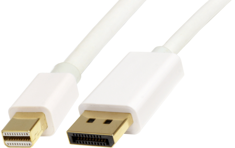 Cable DisplayPort/m-Mini DP/m 2m White