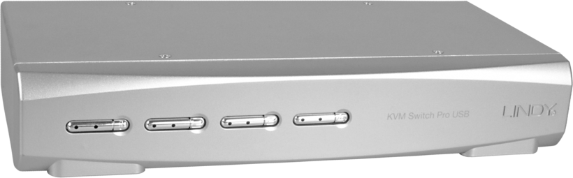 LINDY Przeł. KVM Pro DVI-I USB 4Port