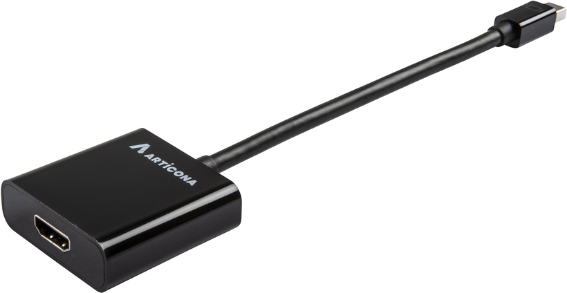 miniDP Ma.-HDMI Fe. Adapter 0.15m Black