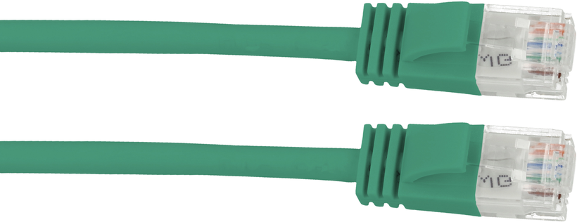 Patch Cable RJ45 U/UTP Cat6a 15m Green