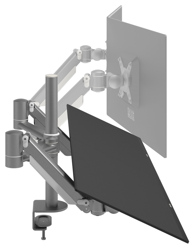 Dataflex Viewmate + Dual Tischhalterung