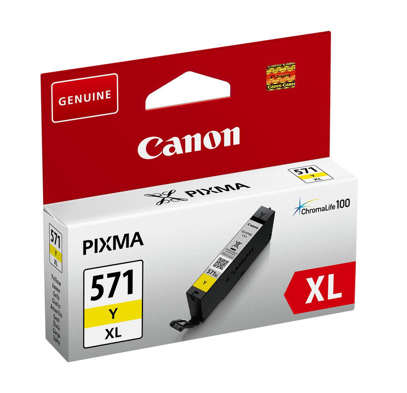 Tinteiro Canon CLI-571Y XL amarelo