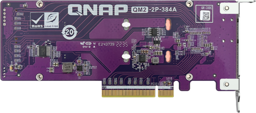 QNAP Dual M.2 PCIe SSD Expansion Card