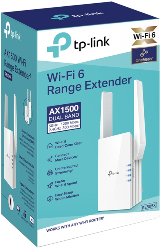 Repeater TP-LINK RE505X AX1500 Wi-Fi 6
