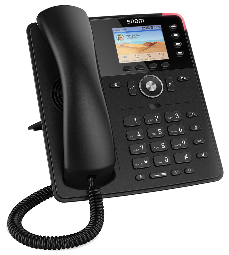 Téléphone IP desktop Snom D713, noir