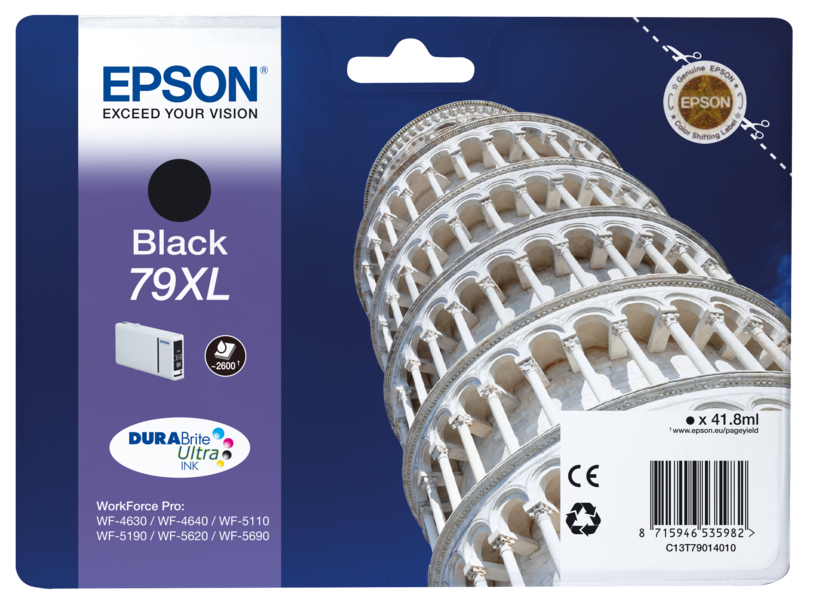 Epson 79XL tintapatron, fekete