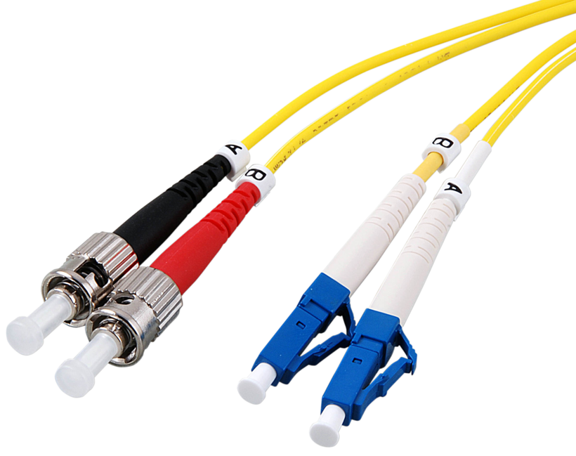 FO Duplex Patch Cable LC-ST 9/125µ 7.5m