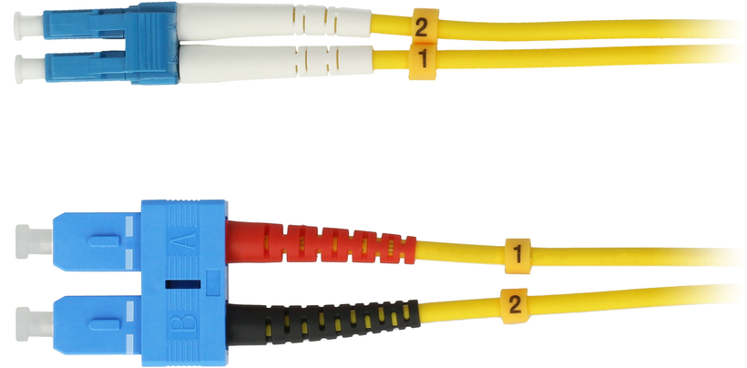 Kabel siec. LWL Duplex SC-LC 2 m 9/125 µ