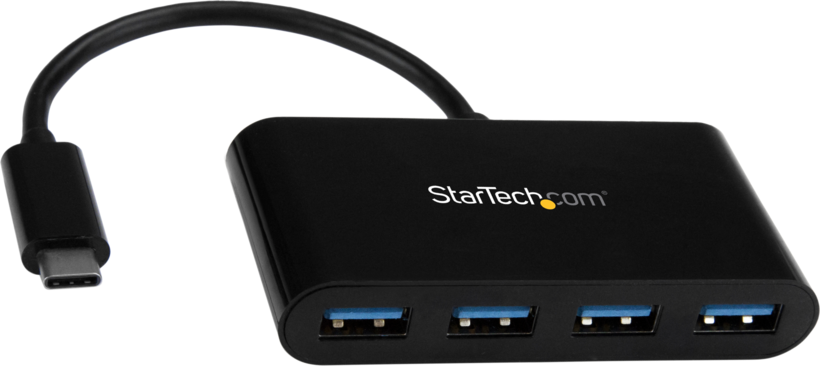 StarTech USB Hub 3.0 4-Port, czarny