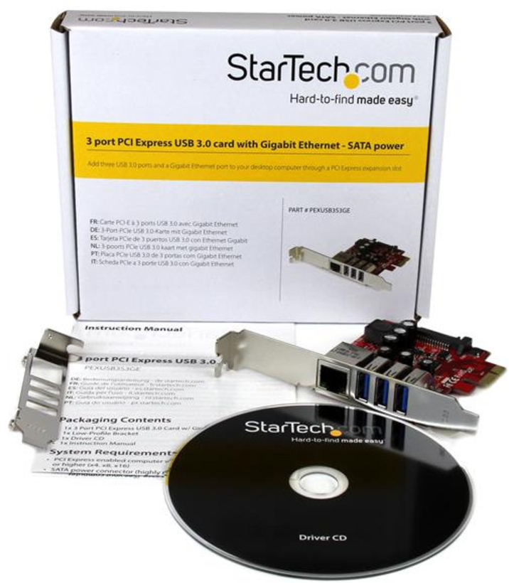 Tarjeta de interfaz StarTech PCIe Combo