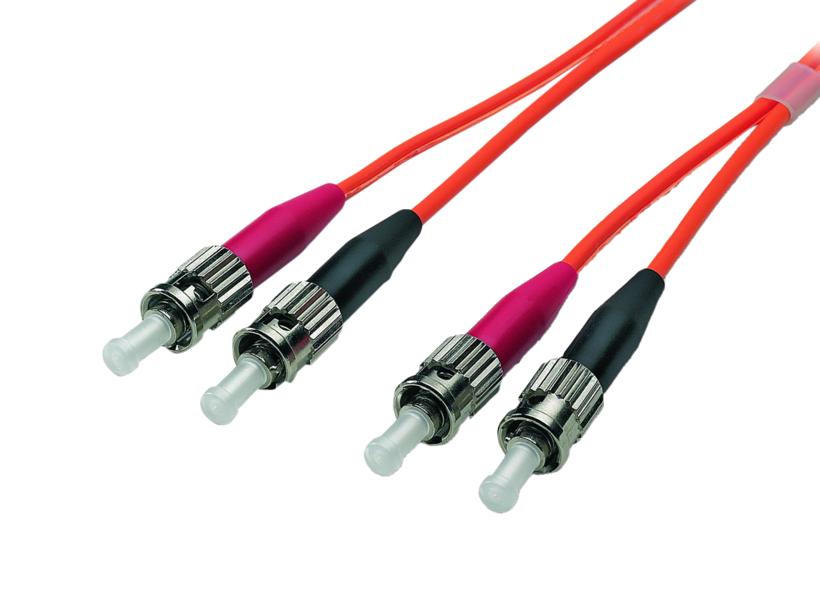 FO Duplex Patch Cable ST-ST 62.5/125µ 3m