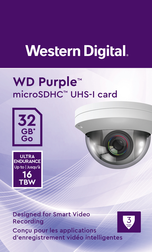 MicroSDHC WD Purple SC QD101 32 GB