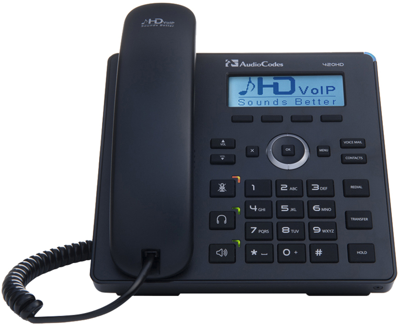 AudioCodes 420HD IP PS Desktop Telefon